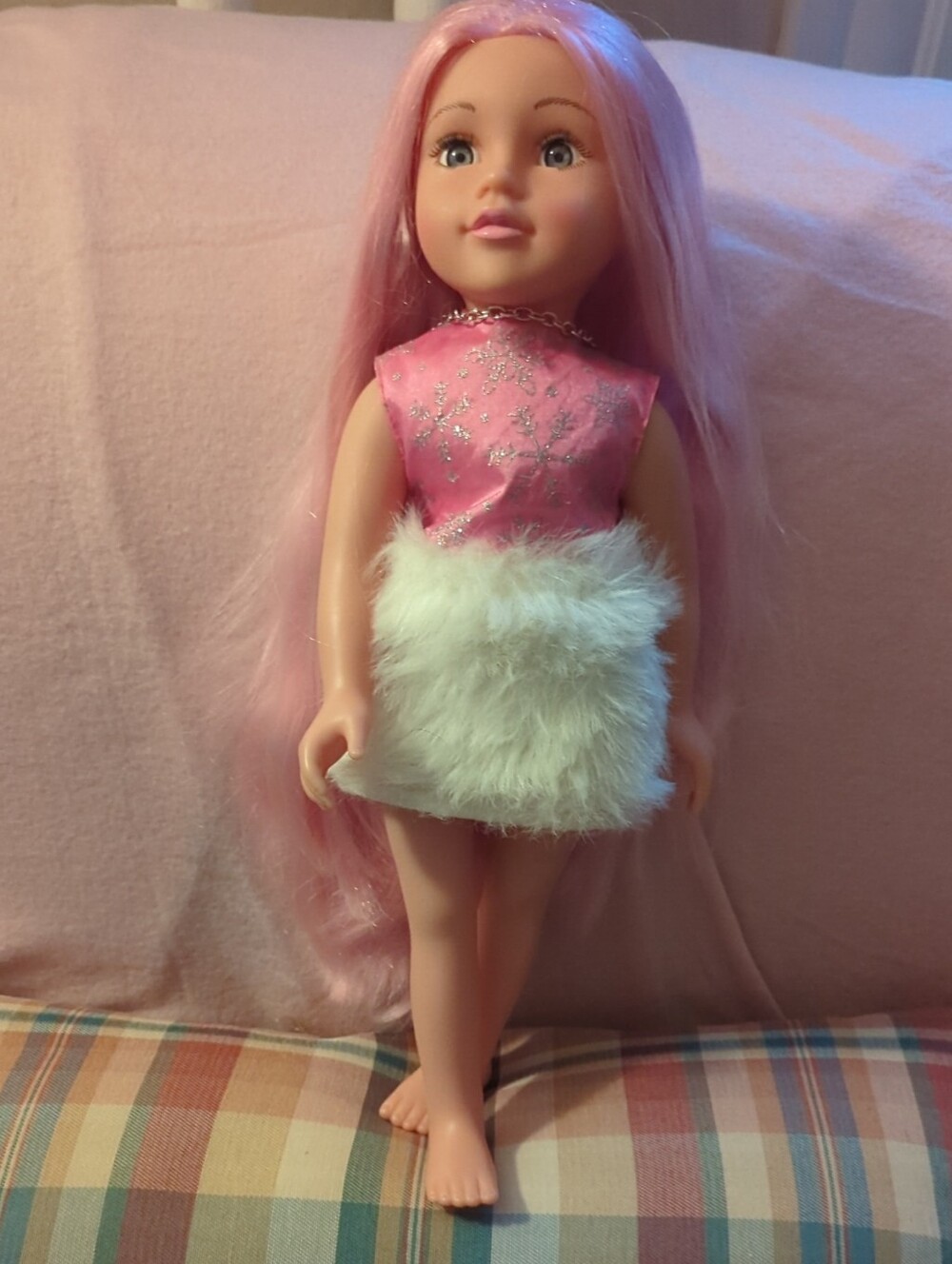 Doll From Europe Pink Hair
